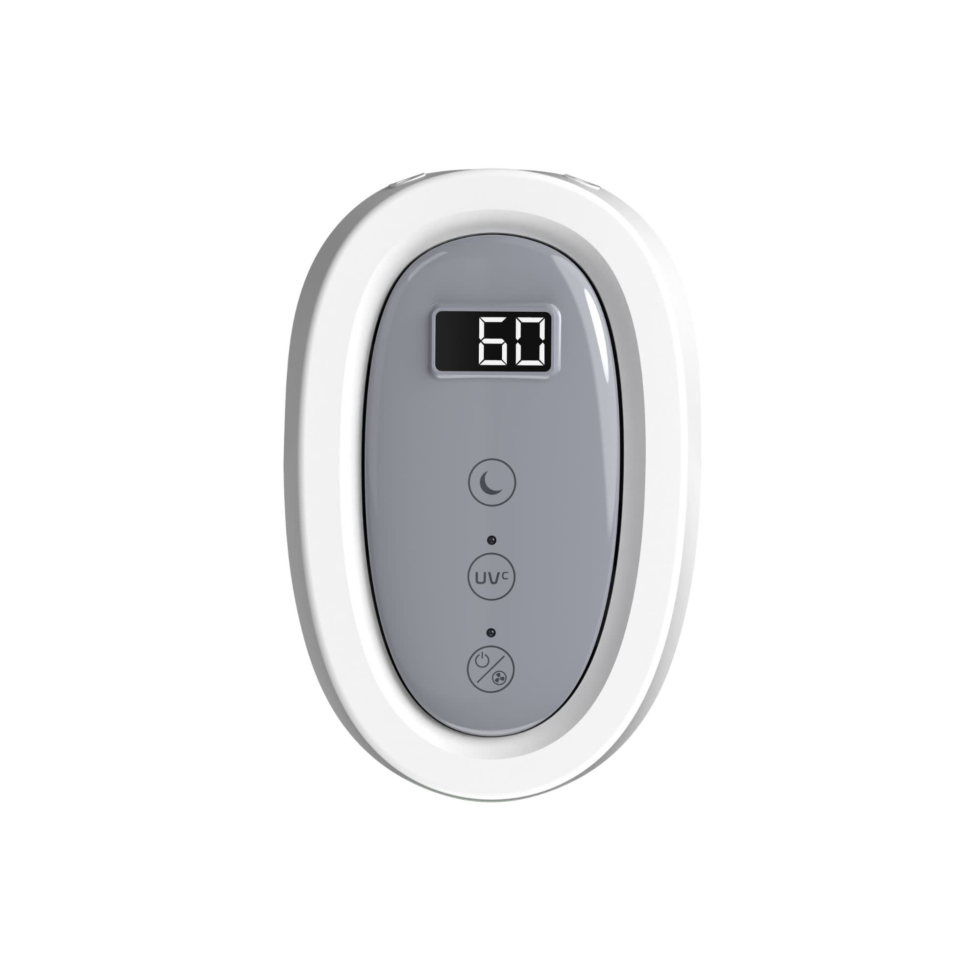 GermGuardian 743 Sq. ft, Air Purifier with HEPA Filter, UV-C and Air Quality Sensor, White, AC4880W