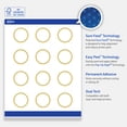 thumbnail image 4 of Avery Labels, 2" Diameter, Gold Beads, Matte White, 120ct, 4 of 10