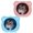 Pink and blue, variant on 2-Pack Ceramic Cooling Hideout – Red & Blue Houses for Hamsters, Gerbils & Mice