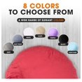 thumbnail image 7 of GpLuMy Extra Large Floor Pillow, 32 Inch Round Floor Cushion, Oversized Pillow Seats for Floor, Meditation Pillows & Cushions, Giant Yoga Floor Pillow for Adults- Maroon, 7 of 7