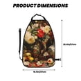 thumbnail image 2 of Naloa Elegant Still Life Roses 2Pcs Anti-Kick Back Seat Cover Kick Mat, Car Seat Protector with 3 Storage Pockets, 2 of 8
