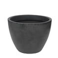 thumbnail image 4 of Ecobo 27.6-Inch Wide Eco-Friendly Round Pot Planter | Indoor/Outdoor Use, Durable, Versatile, and Lightweight | Contemporary All-Weather Design by Brazilian Artisans - Black, 4 of 4