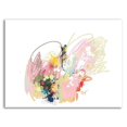thumbnail image 2 of 32" x 24" Pink Abstract by Niya Christine - Wall Art Print on Canvas Fabric Pink, 2 of 3