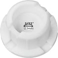 thumbnail image 3 of 12pcs Tape Lock Button Plug Plastic Bottom Rail Cord Cover White Color Tape Lock Plug Blinds Accessory for Horizontal Faux Wood Blinds Bottom Rail, 3 of 5