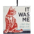 thumbnail image 4 of Cat Ornaments For Cat Lovers Set of 4 Wood Signs with Funny Sayings Kurt Adler, 4 of 5