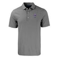 thumbnail image 2 of Men's Cutter & Buck Black Kansas State Wildcats Big & Tall Forge Eco Double Stripe Stretch Recycled Polo, 2 of 3