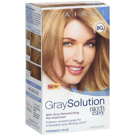 P & G Nice N Easy Nice 'N Easy Gray Solution Permanent Creme Color, 1 ea