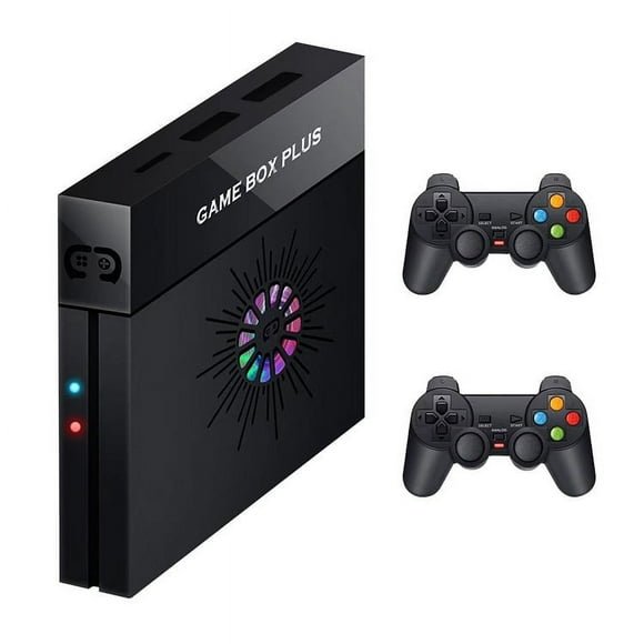 Through The Magic Box X6S Tv Game Console Home 4K Hd Psp1 God Of War N64 Wireless 3D Arcade Two-Player Battle