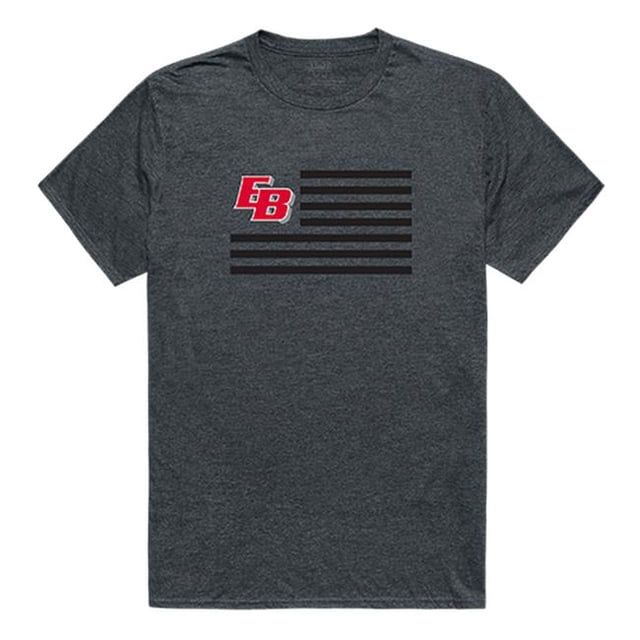 California State University East Bay Flag T-Shirt, Heather Charcoal 2 - Small