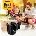 thumbnail image 5 of Bundlepro Baby Stroller Wheelchair Drink Cup Holder,4.3" Height,6.7" Length,0.35 lbs Weight,Black, 5 of 8