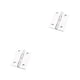 thumbnail image 1 of Eigraketly 1 Juego de bisagras de gabinete pequeño de acero inoxidable de 2 pulgadas, bisagra plana Universal duradera de larga vida útil para 2 pulgadas de 2 agujeros 2Conjunto, 1 of 6
