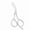 A, variant on B Stainless Steel Eyebrow Trimmer Scissors Precision Comb Hair Removal Tool For Women