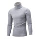 thumbnail image 1 of Camisa de punto de cuello alto informal de manga larga con cuello alto para hombre de invierno, 1 of 6