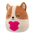 thumbnail image 3 of Squishmallows Official 5 Inches Regina the Brown Corgi with Fuzzy Heart - Child's Ultra Soft Plush Toy, 3 of 6