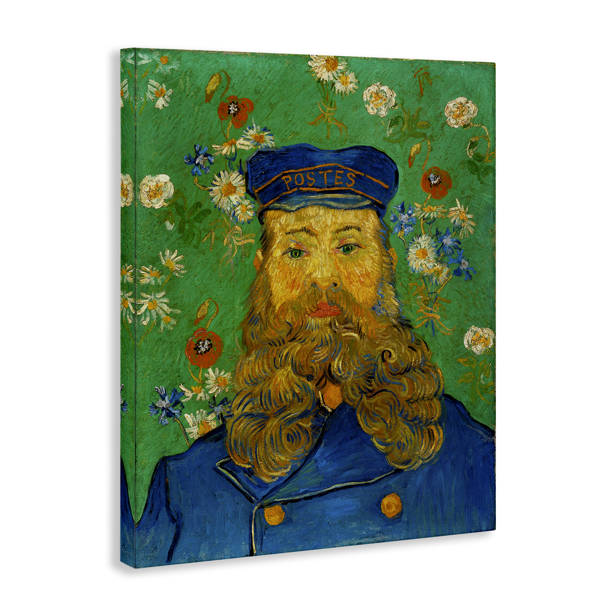 Stupell Industries Van Gogh Joseph Ruolin Portrait People Painting Wrapped Canvas Art Print Wall Art, 30 x 40