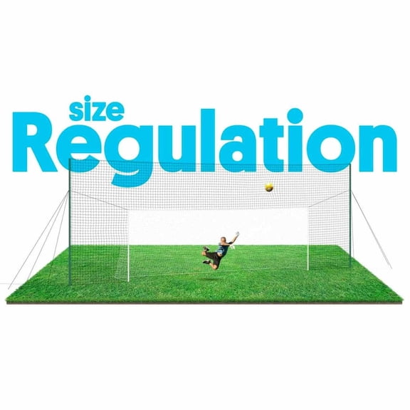 Open Goaaal 3-in-1 Soccer Goal Trainer Full Size Rebounder Net Backyard Training System
