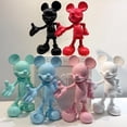 thumbnail image 3 of Disney-figura de Mickey Mouse, figura de acción de postura de bienvenida de resina, modelo de dibujos animados de Anime, estatua, adorno para niños, juguete Gi, 20/29cm, 3 of 4