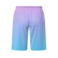 thumbnail image 5 of NIEWTR Mens Casual Shorts Stretch Joggers Casual Shorts for Men Drawstring Shorts with Multi Pockets Sports Shorts Men's Summer Shorts XXXXXL,Light Purple, 5 of 5