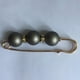 thumbnail image 4 of 2x Perlas de ABS Vestido de Broche de Perlas Simuladas Espaciadoras de de Imitación Perno de Seguridad Zulema Broche de seguridad, 4 of 8