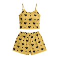 thumbnail image 5 of CQXIDFH Pj Sets for Woman Plus Size Sleeveless Tank and Shorts Pajama Set 2 Piece Soft Nightwear Casual Lounge Home Wear, 5 of 9