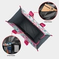 thumbnail image 4 of Teacher Tote Bag,Pioneer Flower Floral Print Pattern Teacher Utility Tote Bag,Large Work Tote Bags for Women with Multiple Pockets,Top Zipper Closure,13.8x10.6x6.7 Inch, 4 of 5