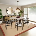thumbnail image 2 of Linon Empire Machine Tufted Wool 8'9"x12' Rug in Natural and Burnt Orange, 2 of 7