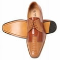 thumbnail image 2 of LIBERTYZENO Mens Leather Daily Office use Shoes, Tan, 2 of 7