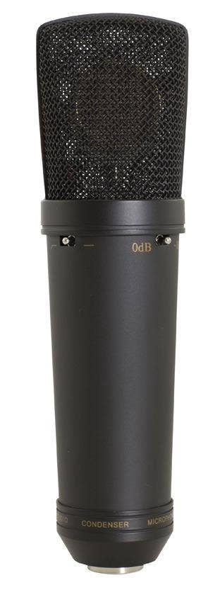 MXL Microphones 2003A Condenser Microphone for Acoustic Instrument, Guitar, Studio, Black