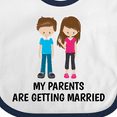 thumbnail image 4 of Inktastic My Parents Are Getting Married Boys or Girls Baby Bib, 4 of 4
