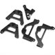 thumbnail image 1 of Soporte de amortiguador delantero y trasero de aleación de aluminio, apto para coche SCX10 III 1:10 RC, color negro, 1 of 10