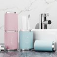 thumbnail image 4 of Soumake Toothbrush Toothpaste Holder Travel Mouthwash Cup Food Grade Smooth Edge Burr-Free Toothbrush Storage Cup Travel Essentials, 4 of 8