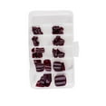 thumbnail image 1 of 120Pcs/Box Multicolored Short Press-on Toenails Solid Color Gel Fake Toenails Full Cover Wearable False Toenail Manicure Accessor, 1 of 10