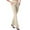 Khaki, variant on Women's Stretchy Wide Leg Work Pants Casual Trousers with Pockets Elastic Waist Comfort Fit for Office Wear and Everyday Use,Black,L
