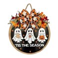 thumbnail image 1 of Beads Decorative Stained Glass Birds 22 Large Christmas Frosted Garland 4ft Bulk Christmas Decorations Halloween Door Hanger Wooden & Fabric Specters With Maple Leaves For Seasonal (30cm Holiday, 1 of 4