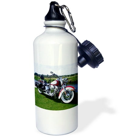 

3dRose Water Bottle Picturing FLSTC Fat Boy® Motorcycle