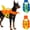 Yellow, variant on Dog Life Jacket with Chin Float for Small Medium Large Dogs, Adjustable Swim Vest with Rescue Handle, High Buoyancy, Yellow, Large