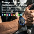 thumbnail image 4 of EIGIIS 1.39" Military Smart Watch Men's Fitness Tracker Bluetooth Call Compatible with iPhone Android Smart Watch, 4 of 7