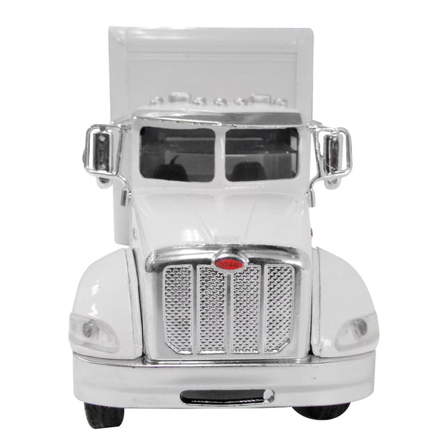 Tractocamion Peterbilt 335 Refividrio Caja Corta Escala 1:43 Blanco