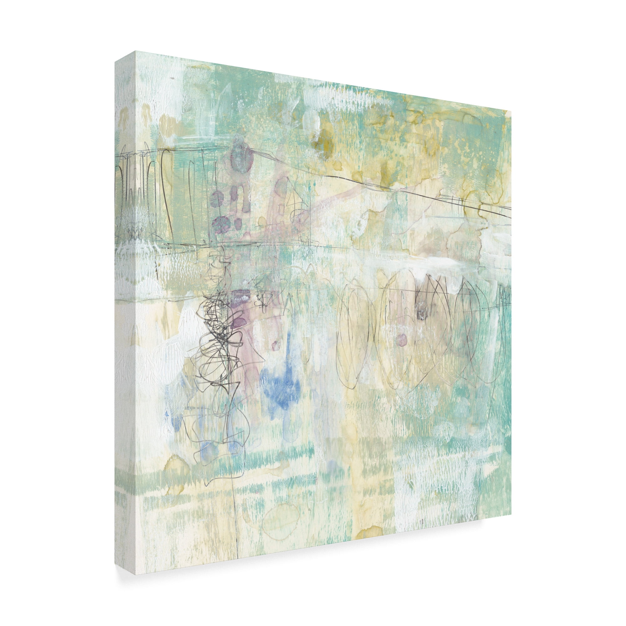Trademark Fine Art 'Washed Pastel I' Canvas Art by Jennifer Goldberger