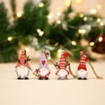 thumbnail image 3 of Xecvkr Wooden Christmas Tree Ornaments Set 12PCS Colorful Old Man Mini Pendants Holiday Hanging Decor for Xmas Tree Gift Box Home Wedding Party 5.5x5.5x0.8in with Storage Box, 3 of 3
