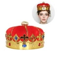 thumbnail image 2 of lanema Royal King Crowns Party Hat Kid King Queen Crowns Hat Party Headwear, 2 of 19