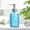 Blue, variant on Taicans Clear Glass Soap Dispenser,30oz Bubble Textured Hand Soap Dispenser with Rustproof Stainless Steel Pump,Refillable Liquid Lotion Bottle for Bathroom Kitchen Countertop,Decorative Soap Pump