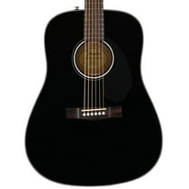 Fender CD-60S Dreadnought Acoustic Guitar, Black