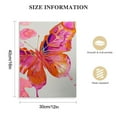 thumbnail image 2 of Nawypu Pink Butterfly Wall Art Canvas Preppy Room Decor Poster Aesthetic Posters for Wall Watercolor Butterfly Art Pink Trendy Room Decor Teens Girly Poster Aesthetic Wall Art Prints, 2 of 5