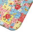 thumbnail image 5 of Pioneer Flower Floral Print Pattern Kitchen Dish Drying Mat 1 Pack, Ultra Absorbent Microfiber Drainer Mat, 16"x18", 5 of 6