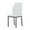 White, variant on Dining Chairs Set of 6, Paproos PU Leather Upholstered Dining Chairs, Mid Century Accent Chair Side Chair with High Backrest and Metal Legs, Dining Kitchen Living Room, Black
