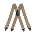 thumbnail image 2 of SGFCWSX Men 3.5cm Strap Cli, X-Type Formal Adjustable Suspenders Elastic Casual Beige, 2 of 3
