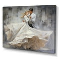 thumbnail image 2 of Designart "Waltzing In White IV" Dance Wall Decor, 2 of 7