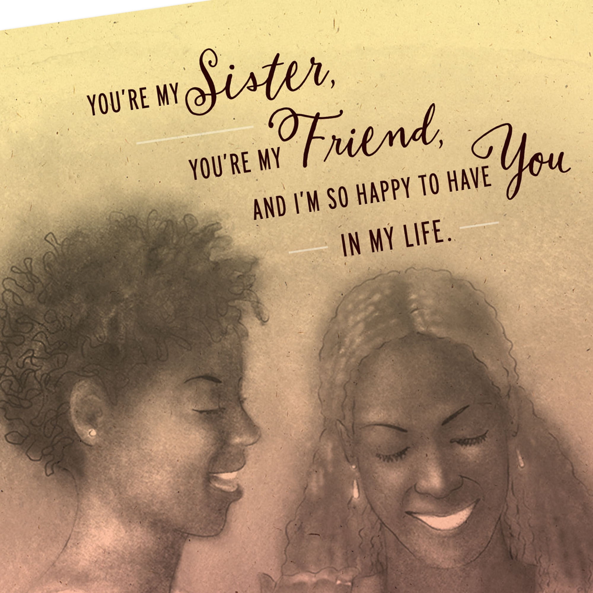 Hallmark Mahogany Birthday Card for Sister (Thankful for the Love You Radiate)