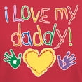 thumbnail image 3 of CafePress - I Love My Daddy Dark T Shirt - Men's Classic Graphic Cotton T-Shirt, 3 of 4